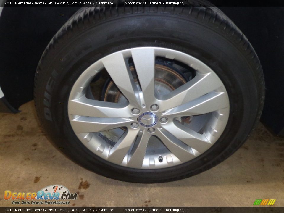 2011 Mercedes-Benz GL 450 4Matic Arctic White / Cashmere Photo #11