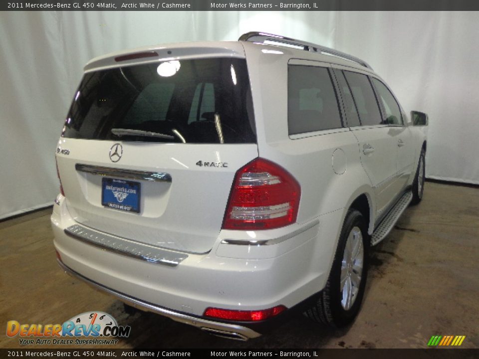 2011 Mercedes-Benz GL 450 4Matic Arctic White / Cashmere Photo #16