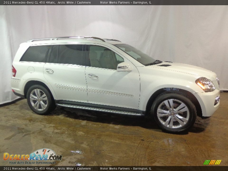 2011 Mercedes-Benz GL 450 4Matic Arctic White / Cashmere Photo #17