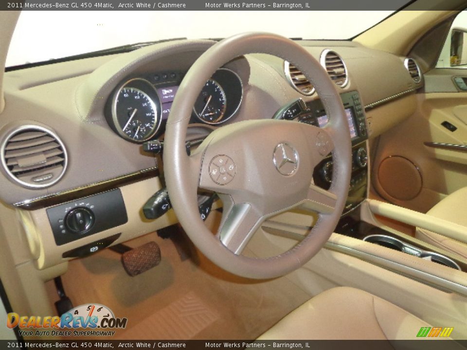 2011 Mercedes-Benz GL 450 4Matic Arctic White / Cashmere Photo #20