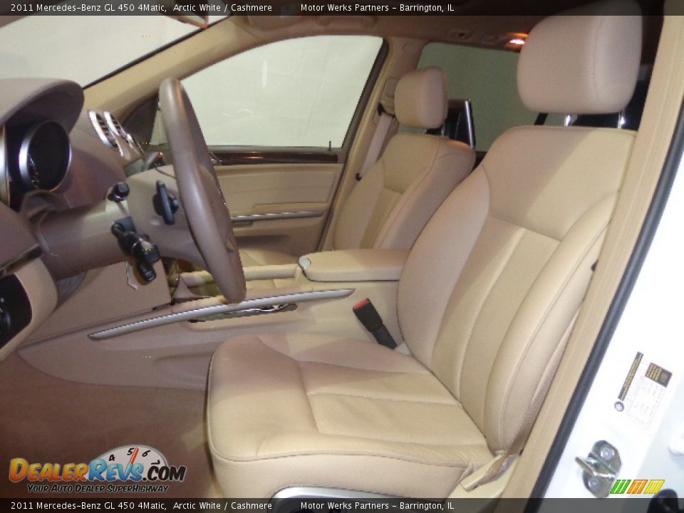 2011 Mercedes-Benz GL 450 4Matic Arctic White / Cashmere Photo #22
