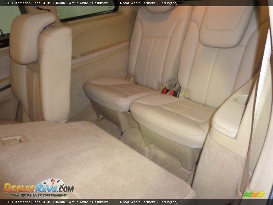 2011 Mercedes-Benz GL 450 4Matic Arctic White / Cashmere Photo #26