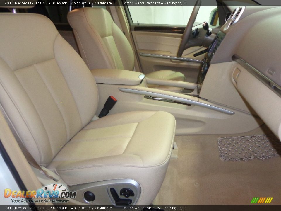 2011 Mercedes-Benz GL 450 4Matic Arctic White / Cashmere Photo #33