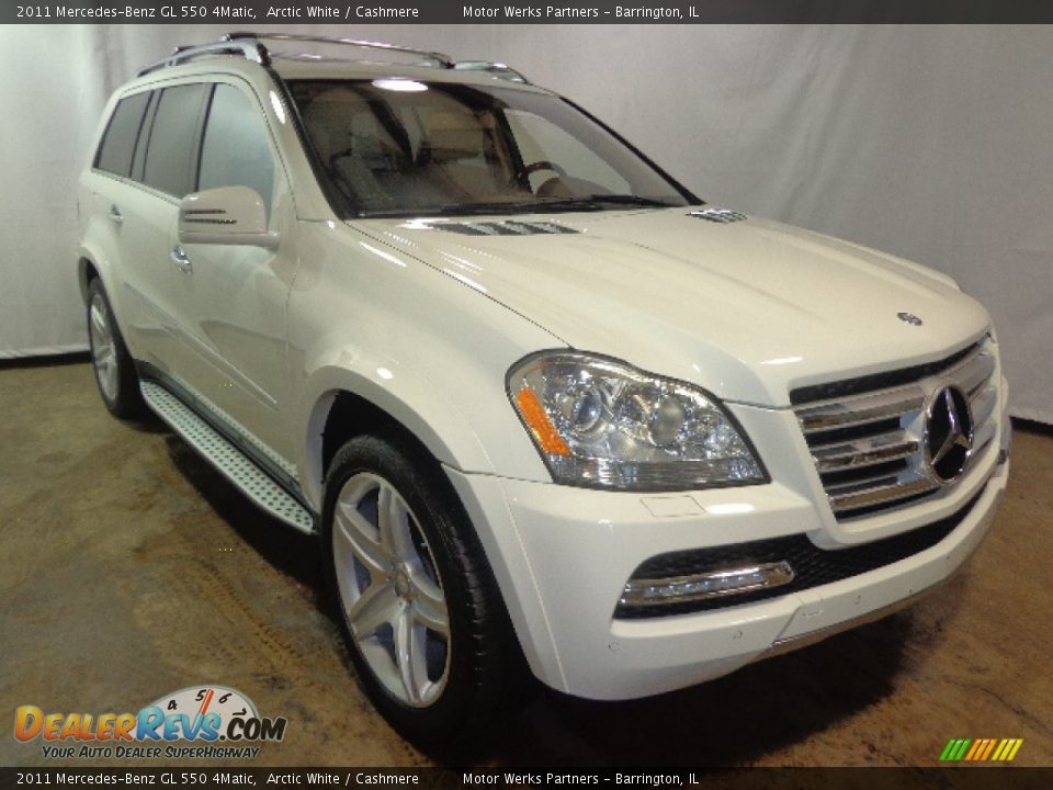 2011 Mercedes-Benz GL 550 4Matic Arctic White / Cashmere Photo #1