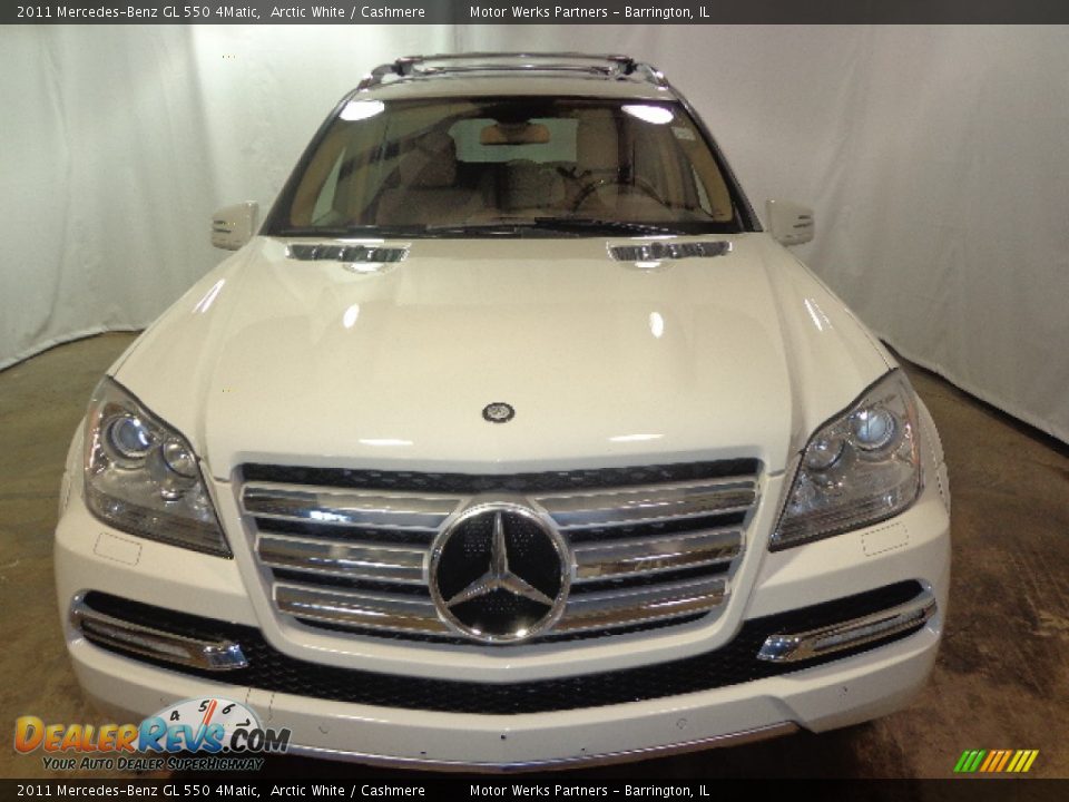 2011 Mercedes-Benz GL 550 4Matic Arctic White / Cashmere Photo #3