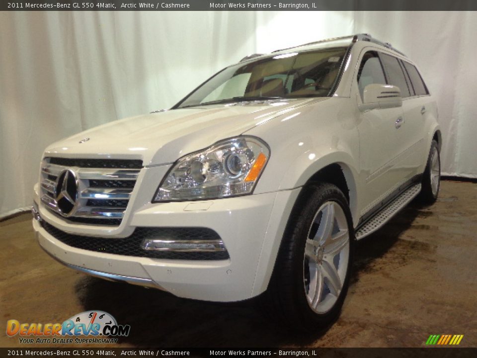 2011 Mercedes-Benz GL 550 4Matic Arctic White / Cashmere Photo #5