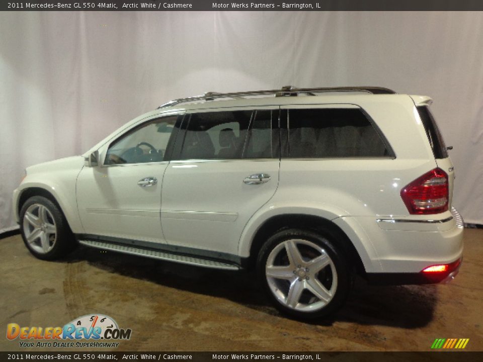 2011 Mercedes-Benz GL 550 4Matic Arctic White / Cashmere Photo #6