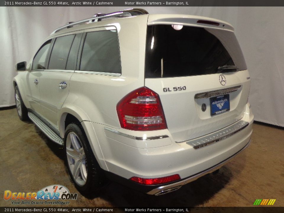 2011 Mercedes-Benz GL 550 4Matic Arctic White / Cashmere Photo #7