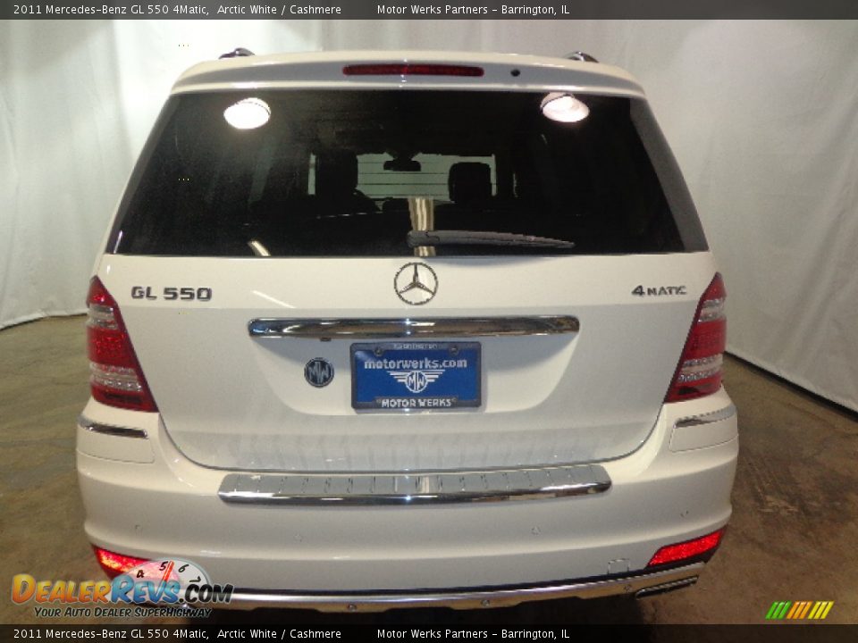 2011 Mercedes-Benz GL 550 4Matic Arctic White / Cashmere Photo #8