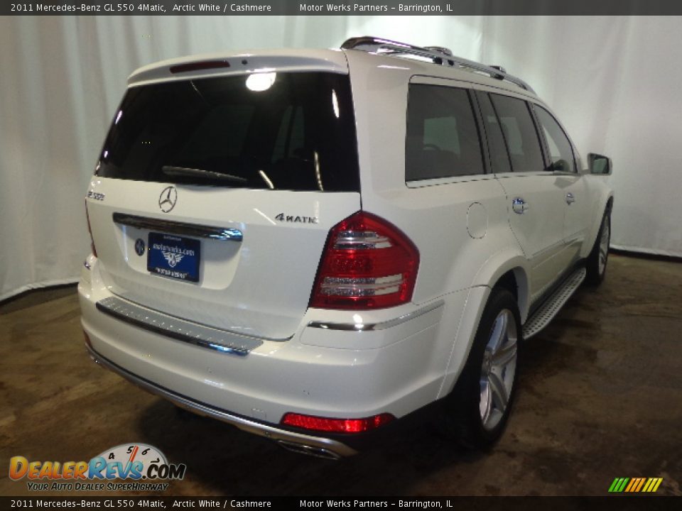 2011 Mercedes-Benz GL 550 4Matic Arctic White / Cashmere Photo #9