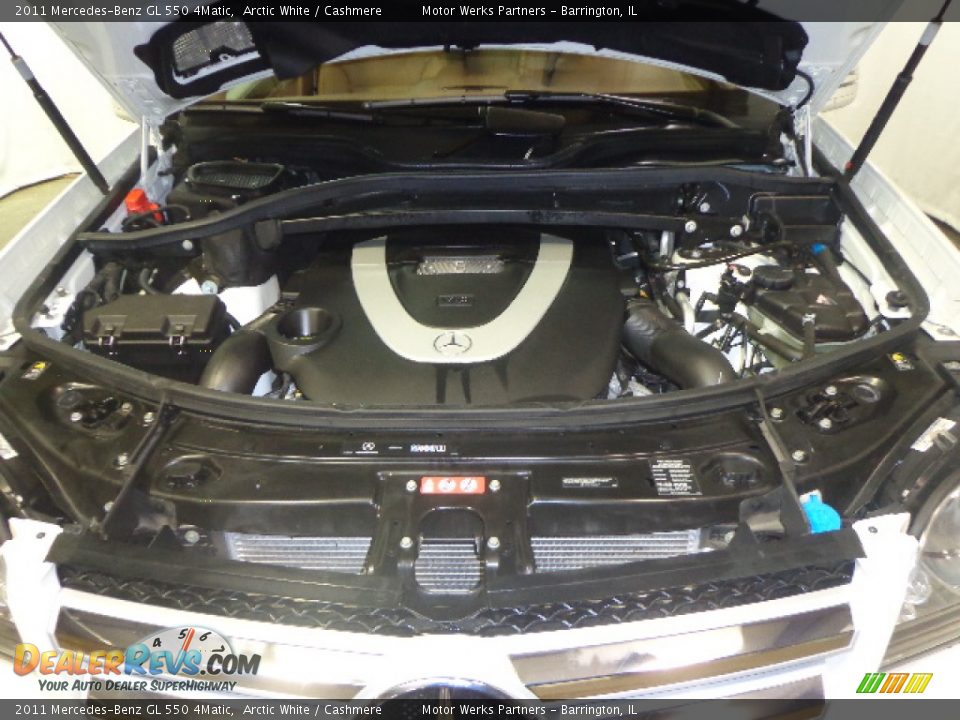 2011 Mercedes-Benz GL 550 4Matic Arctic White / Cashmere Photo #10