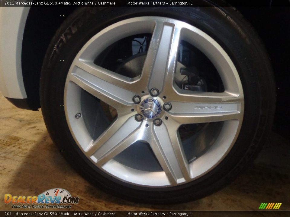 2011 Mercedes-Benz GL 550 4Matic Arctic White / Cashmere Photo #12