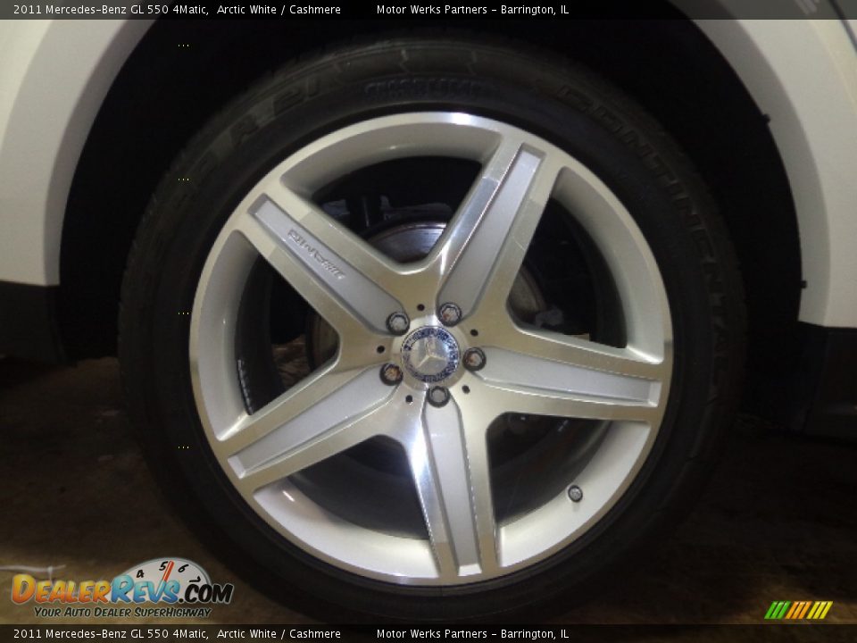 2011 Mercedes-Benz GL 550 4Matic Arctic White / Cashmere Photo #16