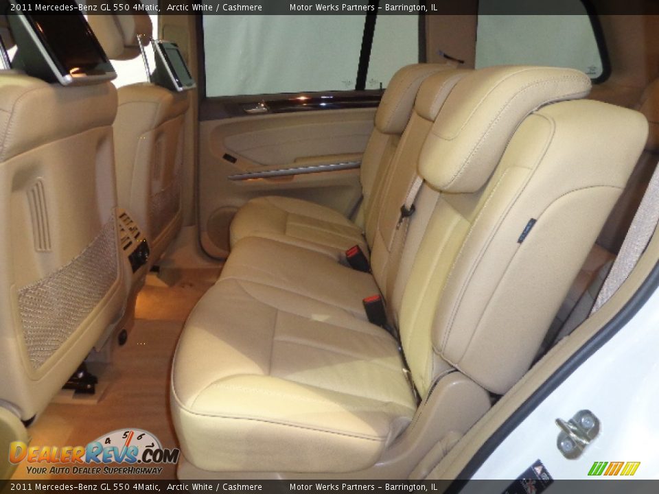 2011 Mercedes-Benz GL 550 4Matic Arctic White / Cashmere Photo #29