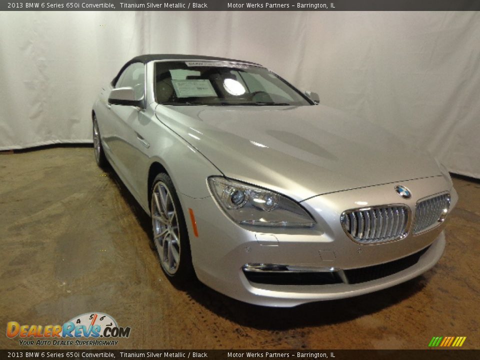 Front 3/4 View of 2013 BMW 6 Series 650i Convertible Photo #1