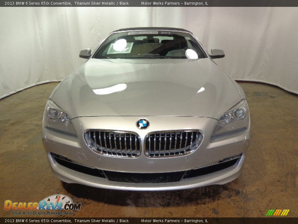 Titanium Silver Metallic 2013 BMW 6 Series 650i Convertible Photo #2