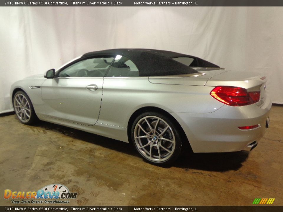Titanium Silver Metallic 2013 BMW 6 Series 650i Convertible Photo #4