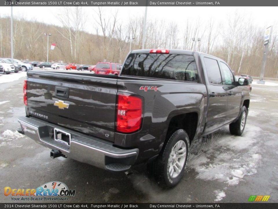 2014 Chevrolet Silverado 1500 LT Crew Cab 4x4 Tungsten Metallic / Jet Black Photo #7