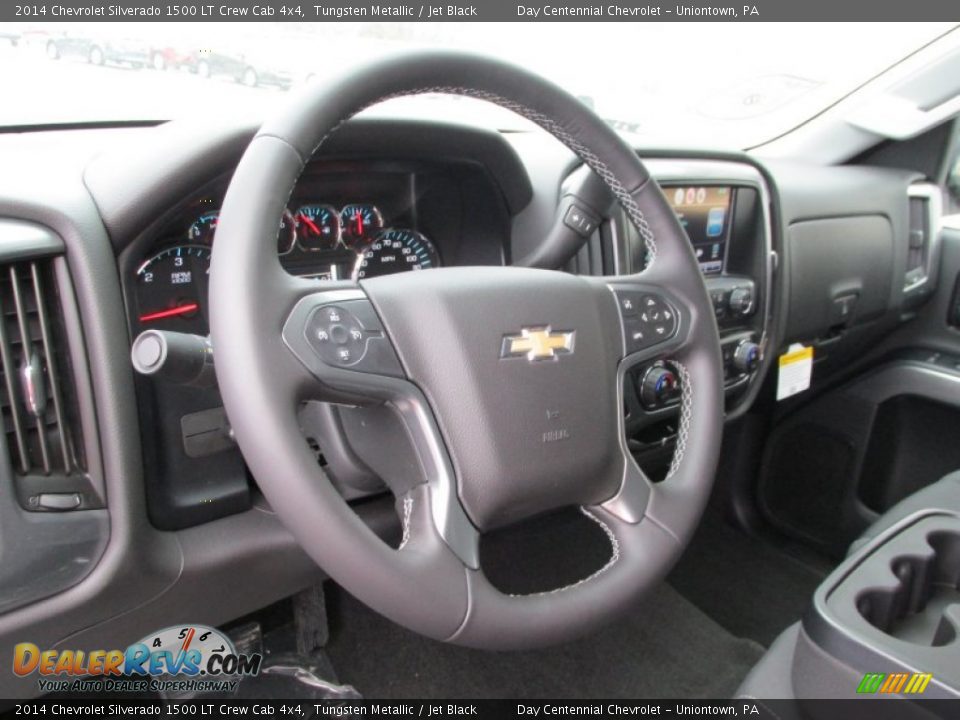2014 Chevrolet Silverado 1500 LT Crew Cab 4x4 Tungsten Metallic / Jet Black Photo #14