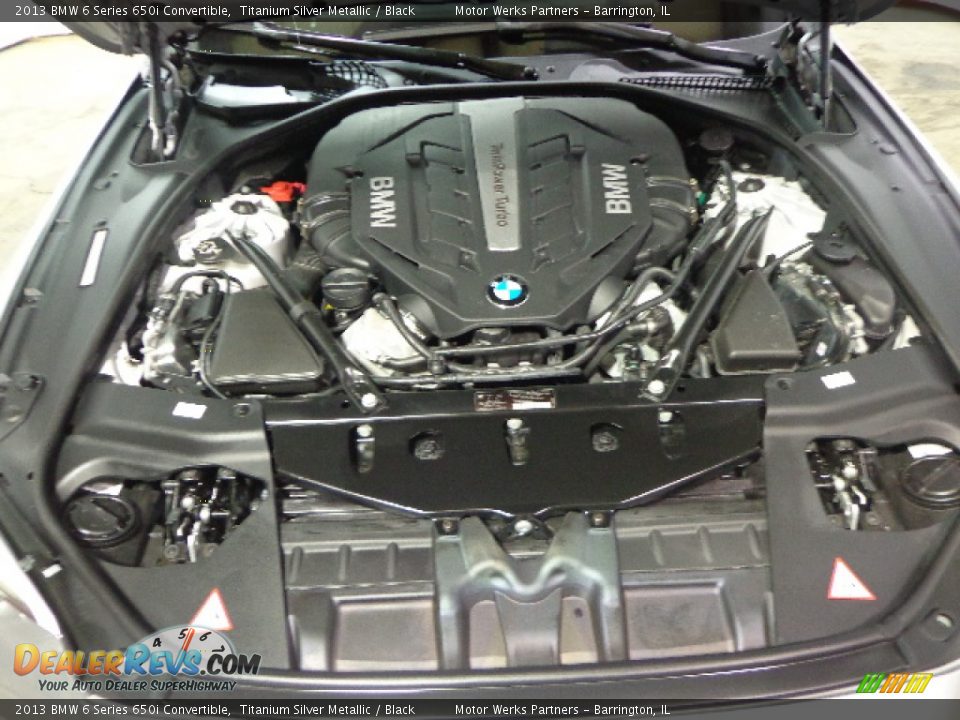 2013 BMW 6 Series 650i Convertible 4.4 Liter DI TwinPower Turbocharged DOHC 32-Valve VVT V8 Engine Photo #17