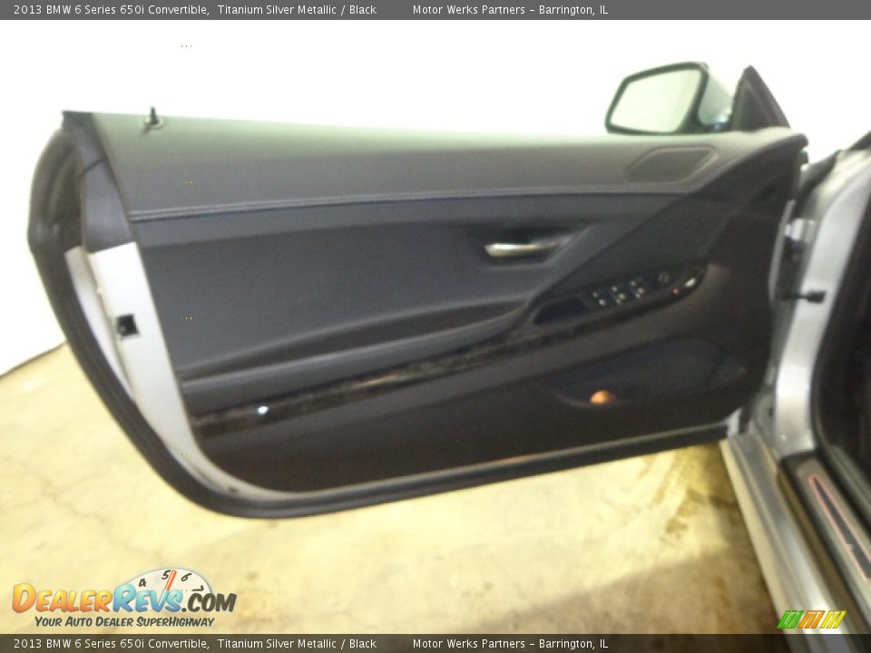 2013 BMW 6 Series 650i Convertible Titanium Silver Metallic / Black Photo #20