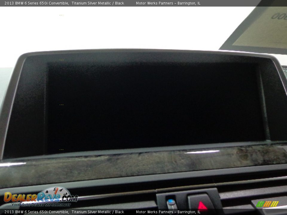 2013 BMW 6 Series 650i Convertible Titanium Silver Metallic / Black Photo #25