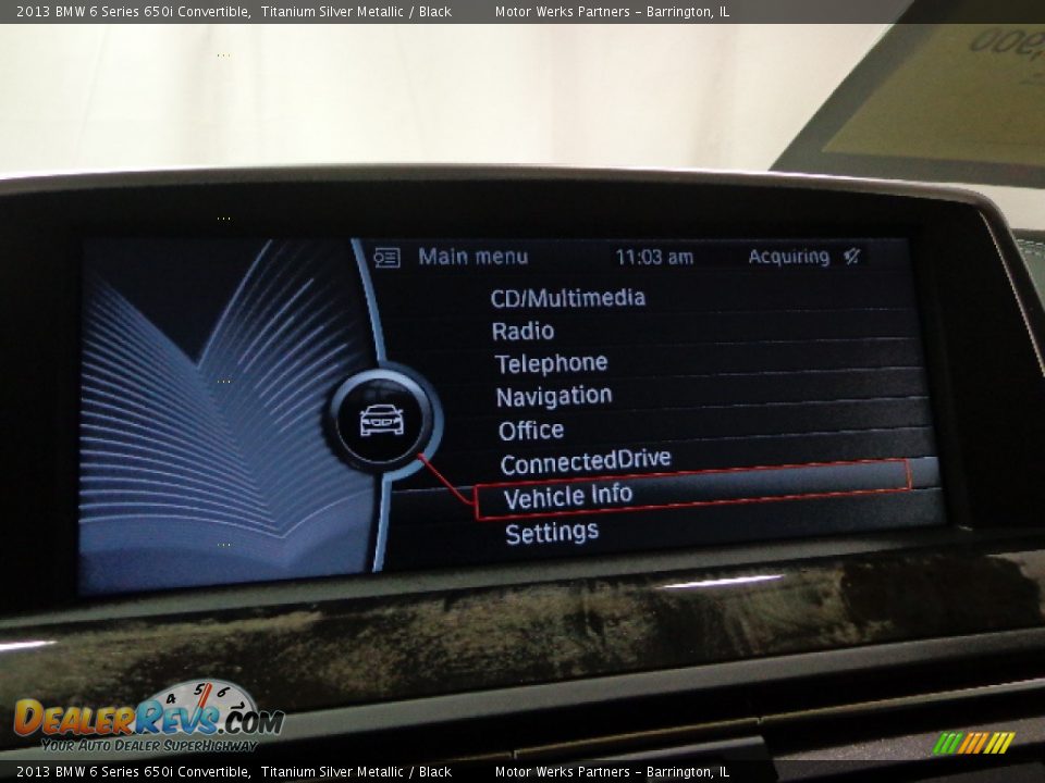 2013 BMW 6 Series 650i Convertible Titanium Silver Metallic / Black Photo #26