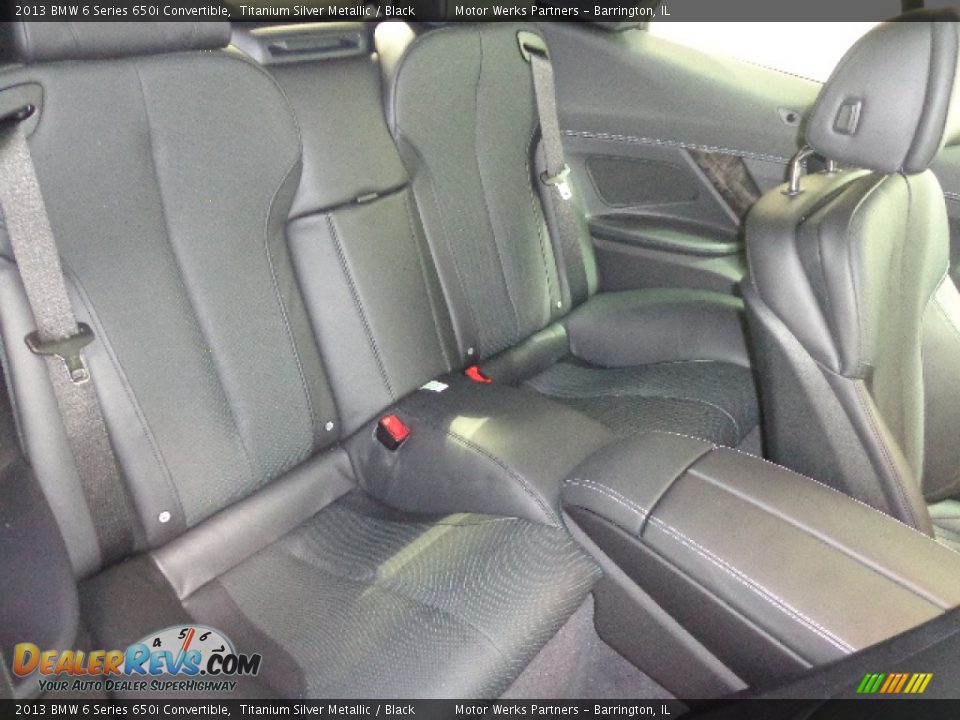 2013 BMW 6 Series 650i Convertible Titanium Silver Metallic / Black Photo #31