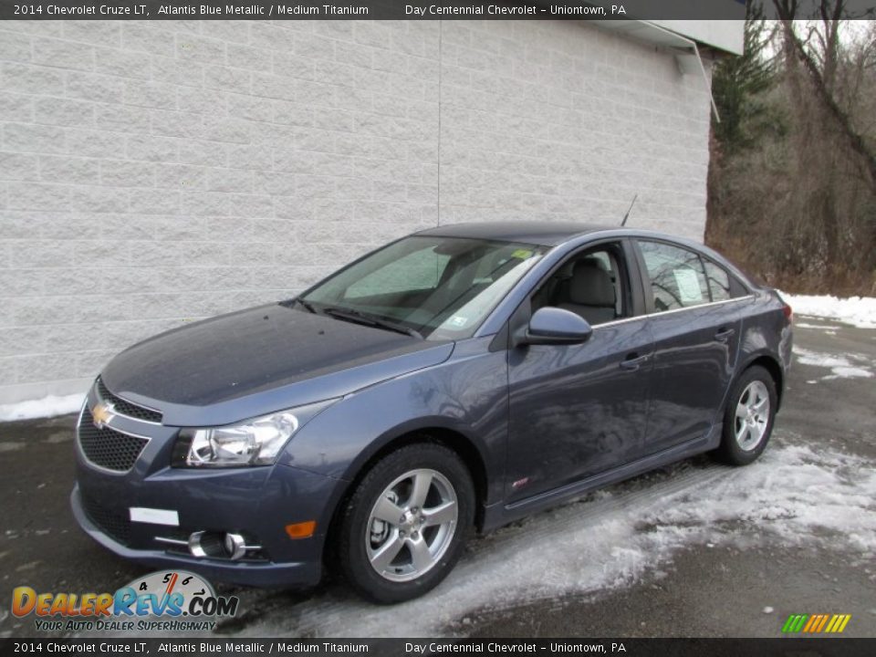 2014 Chevrolet Cruze LT Atlantis Blue Metallic / Medium Titanium Photo #1