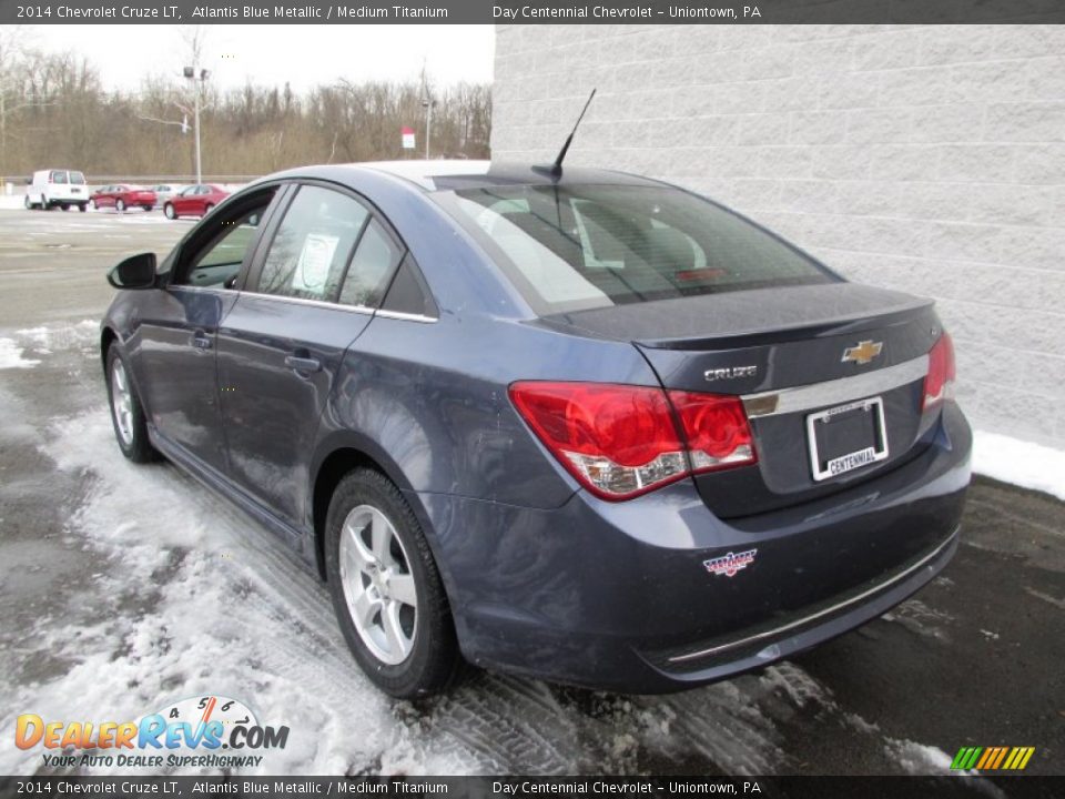 2014 Chevrolet Cruze LT Atlantis Blue Metallic / Medium Titanium Photo #4