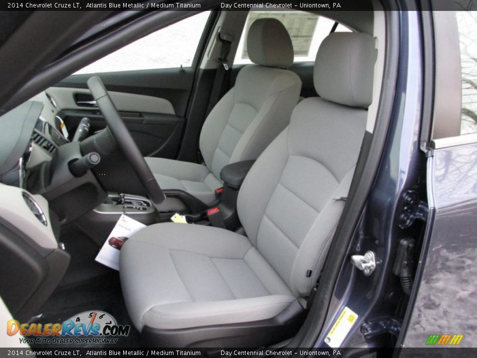 2014 Chevrolet Cruze LT Atlantis Blue Metallic / Medium Titanium Photo #11