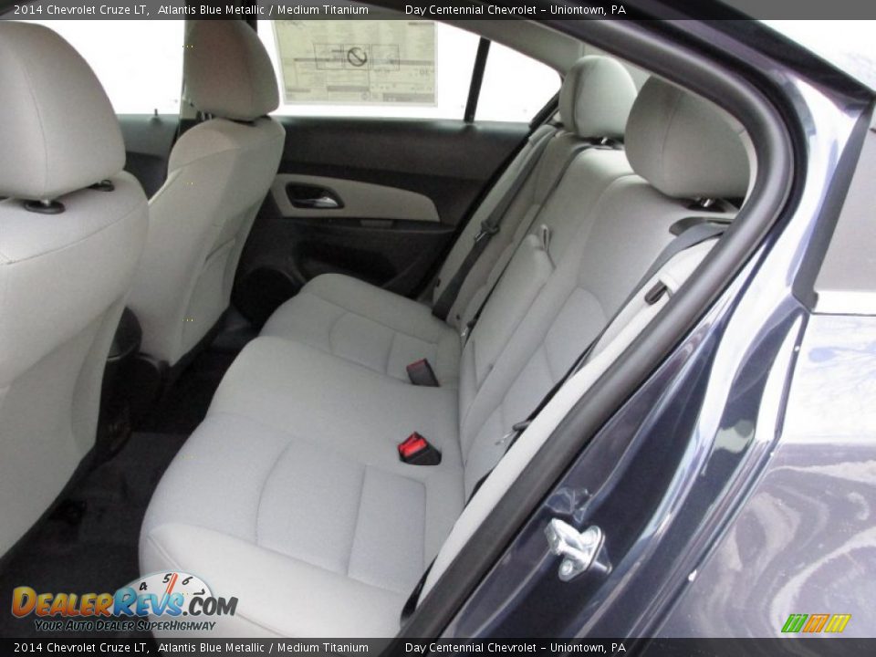 2014 Chevrolet Cruze LT Atlantis Blue Metallic / Medium Titanium Photo #12