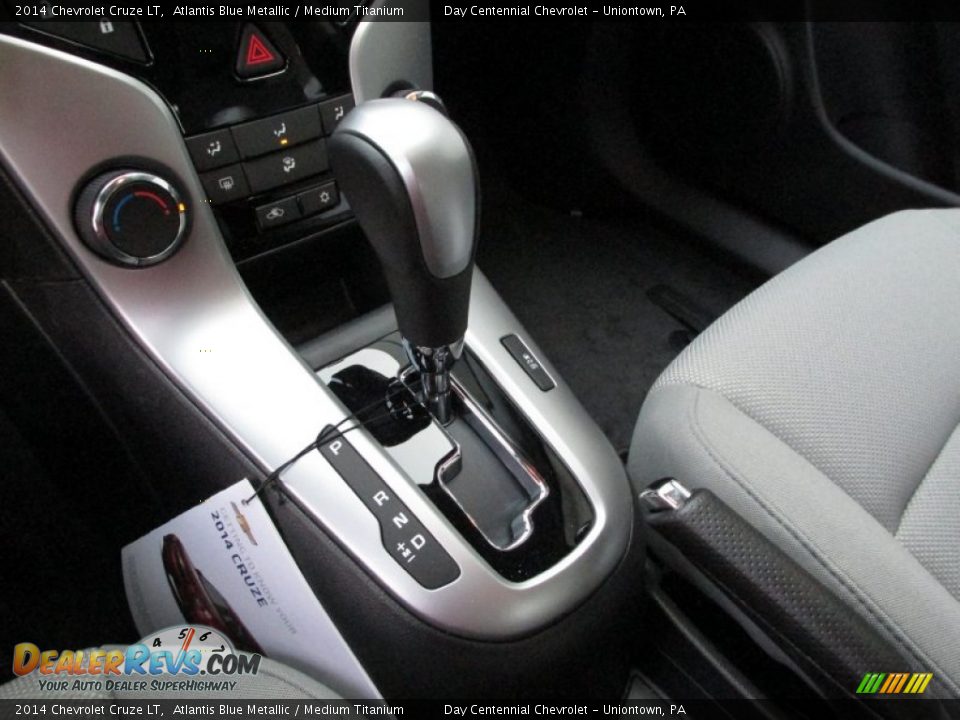2014 Chevrolet Cruze LT Atlantis Blue Metallic / Medium Titanium Photo #15