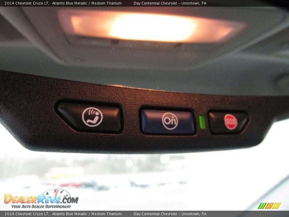2014 Chevrolet Cruze LT Atlantis Blue Metallic / Medium Titanium Photo #16