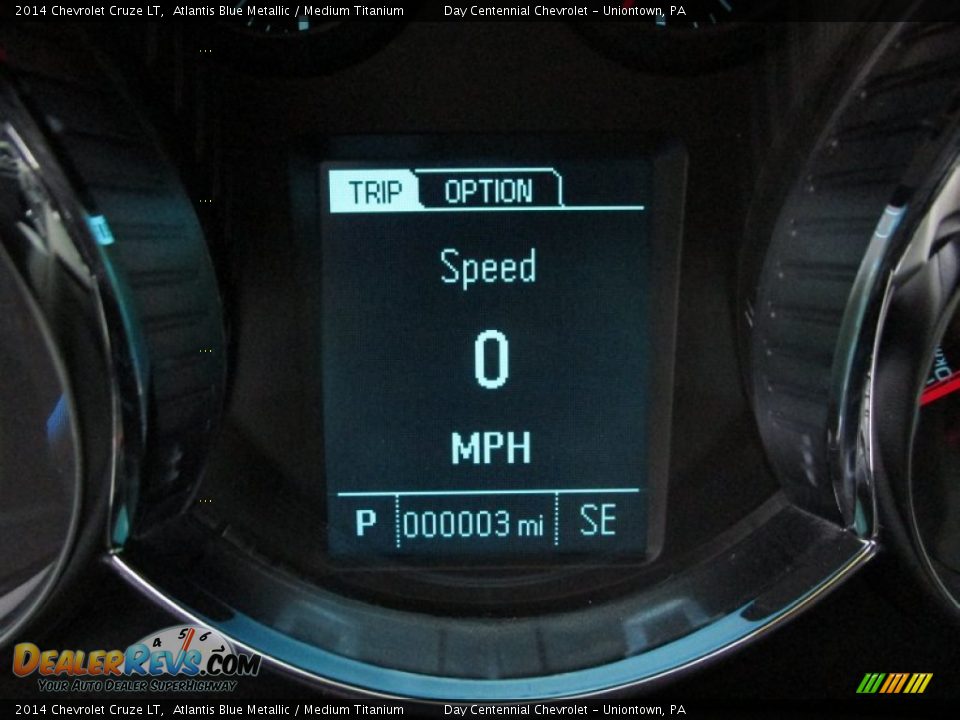 2014 Chevrolet Cruze LT Atlantis Blue Metallic / Medium Titanium Photo #20