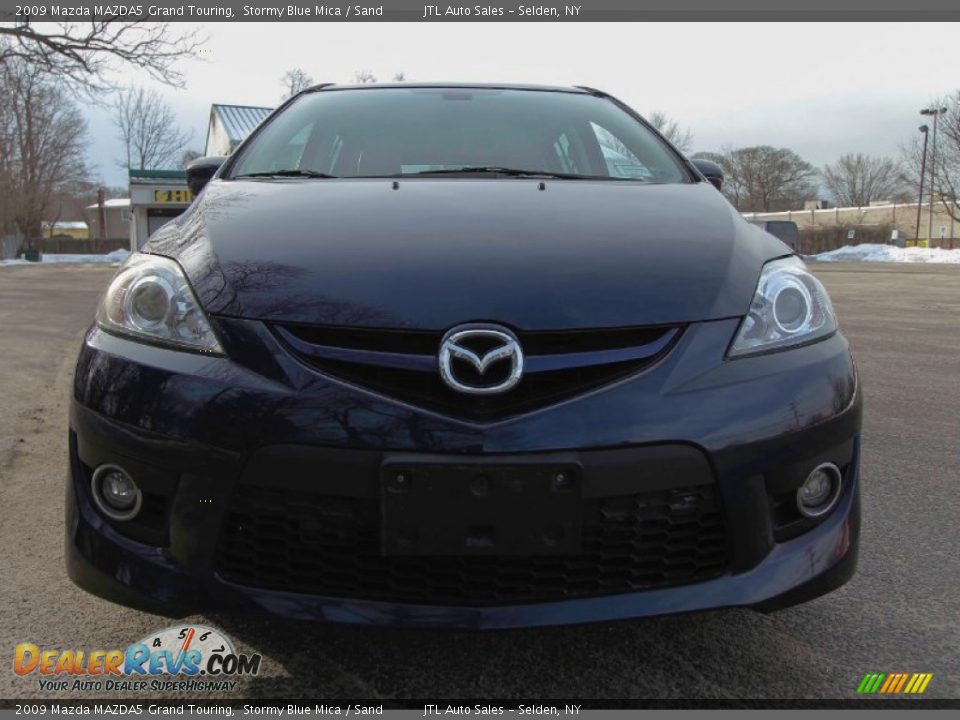 2009 Mazda MAZDA5 Grand Touring Stormy Blue Mica / Sand Photo #2