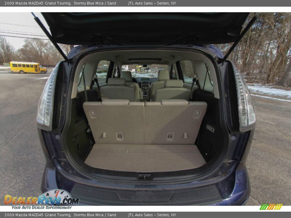 2009 Mazda MAZDA5 Grand Touring Stormy Blue Mica / Sand Photo #6