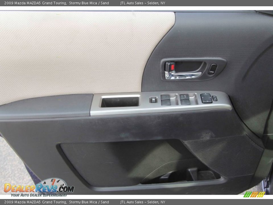 2009 Mazda MAZDA5 Grand Touring Stormy Blue Mica / Sand Photo #11