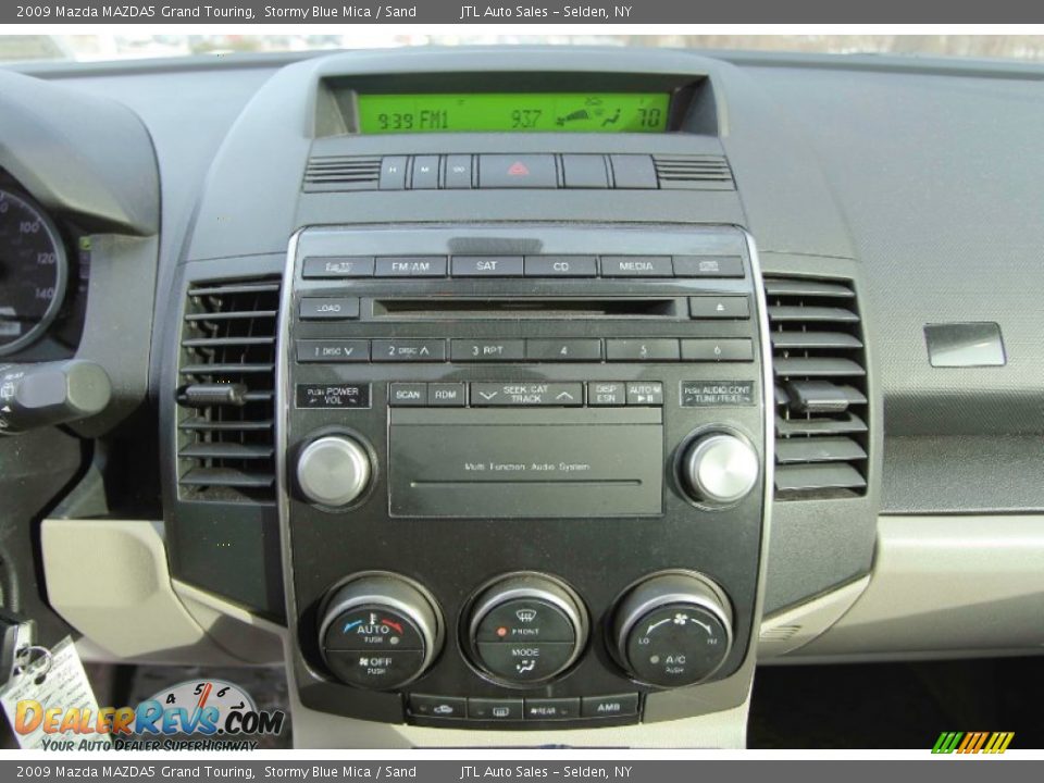 2009 Mazda MAZDA5 Grand Touring Stormy Blue Mica / Sand Photo #16