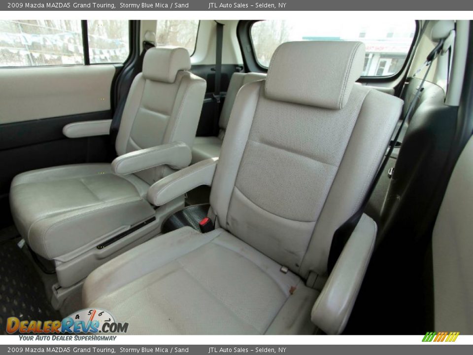 2009 Mazda MAZDA5 Grand Touring Stormy Blue Mica / Sand Photo #19