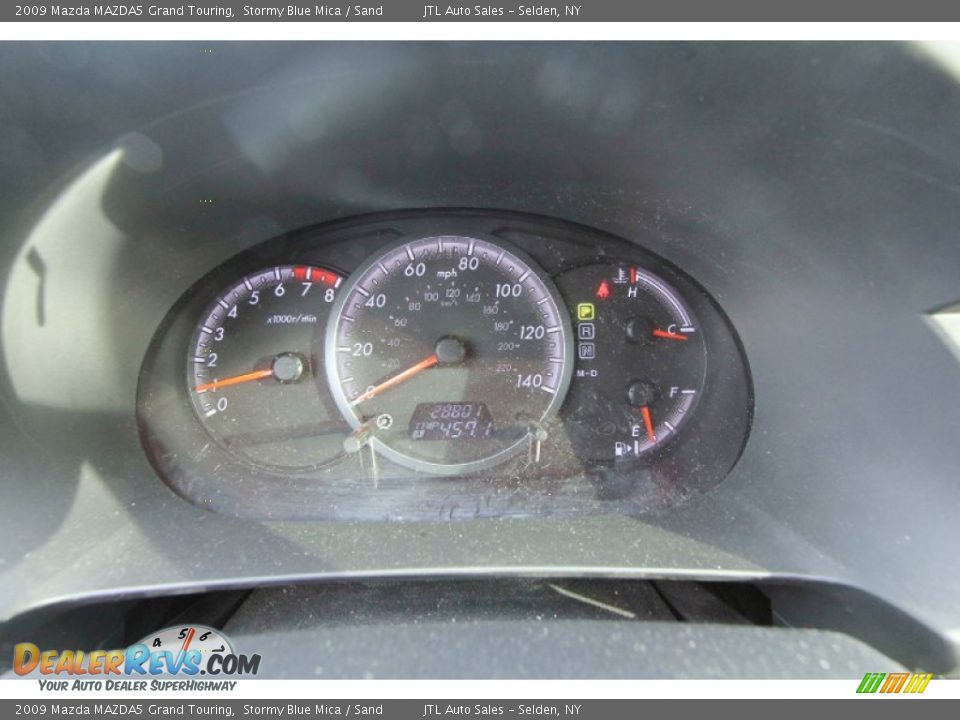 2009 Mazda MAZDA5 Grand Touring Stormy Blue Mica / Sand Photo #21