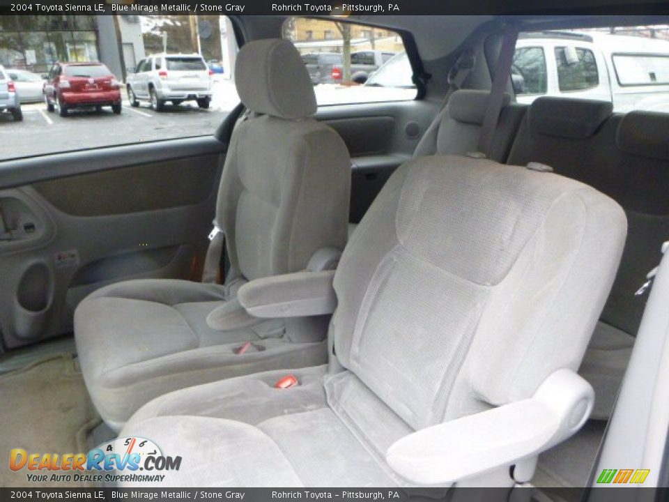 2004 Toyota Sienna LE Blue Mirage Metallic / Stone Gray Photo #5