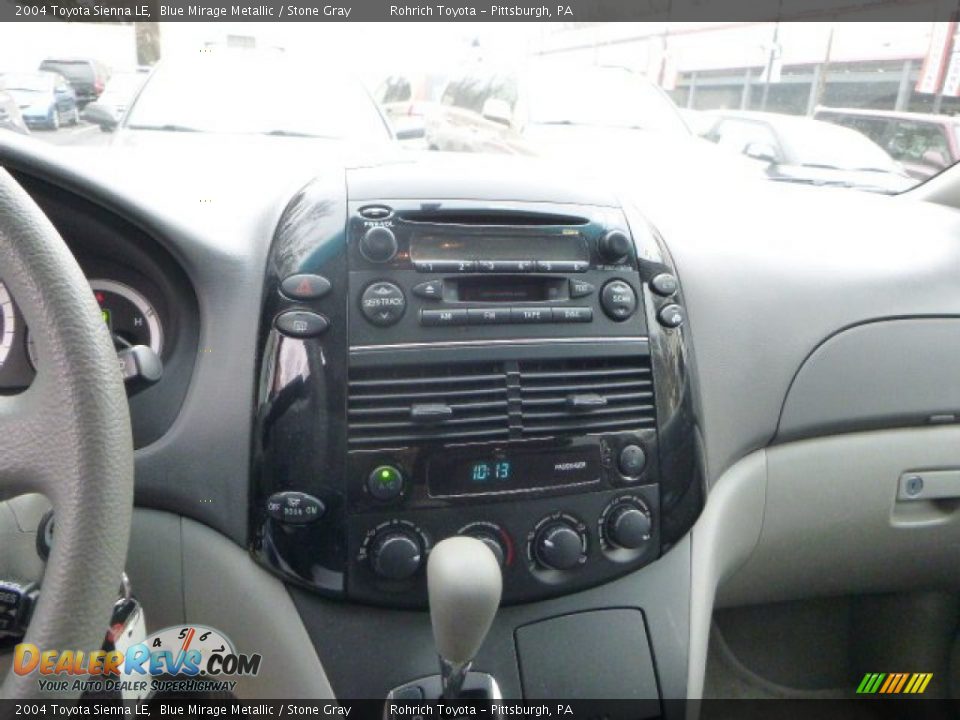 2004 Toyota Sienna LE Blue Mirage Metallic / Stone Gray Photo #8