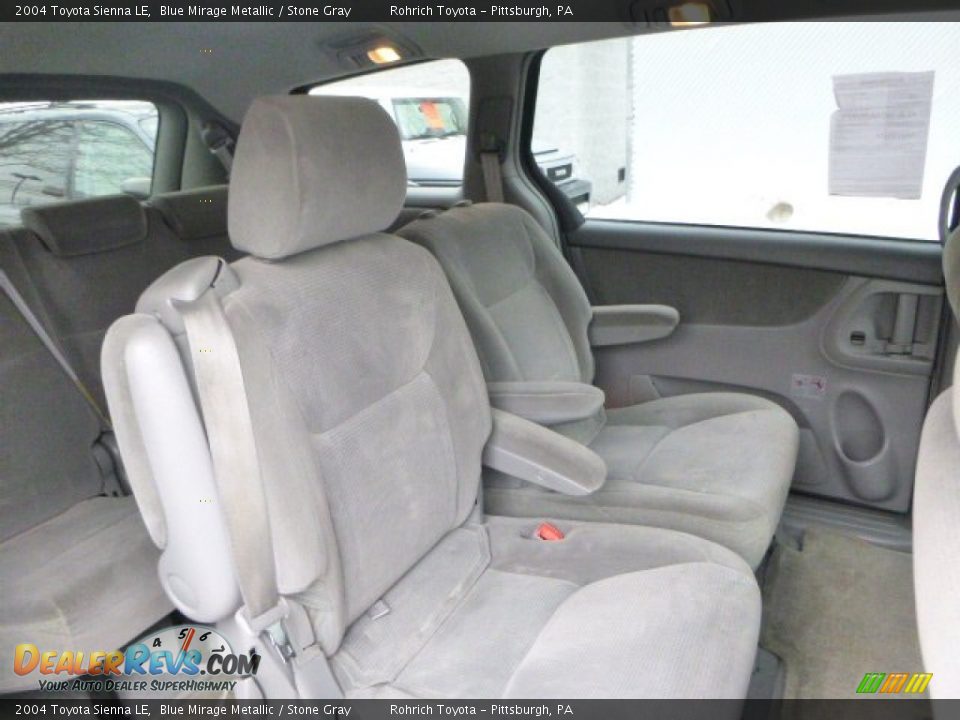 2004 Toyota Sienna LE Blue Mirage Metallic / Stone Gray Photo #19
