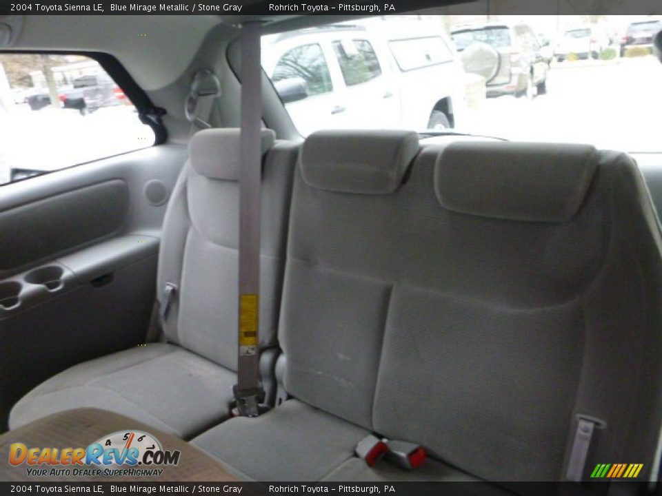 2004 Toyota Sienna LE Blue Mirage Metallic / Stone Gray Photo #21