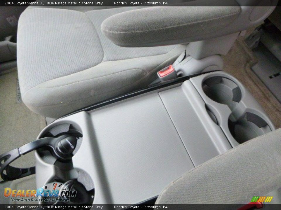 2004 Toyota Sienna LE Blue Mirage Metallic / Stone Gray Photo #23