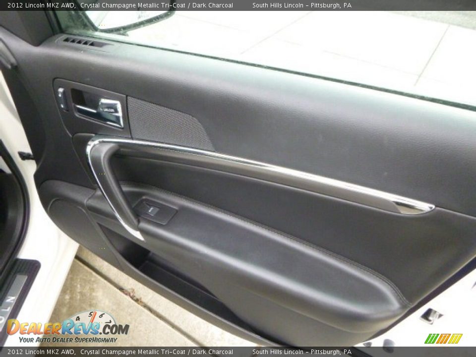 2012 Lincoln MKZ AWD Crystal Champagne Metallic Tri-Coat / Dark Charcoal Photo #13