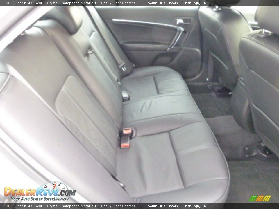 2012 Lincoln MKZ AWD Crystal Champagne Metallic Tri-Coat / Dark Charcoal Photo #14