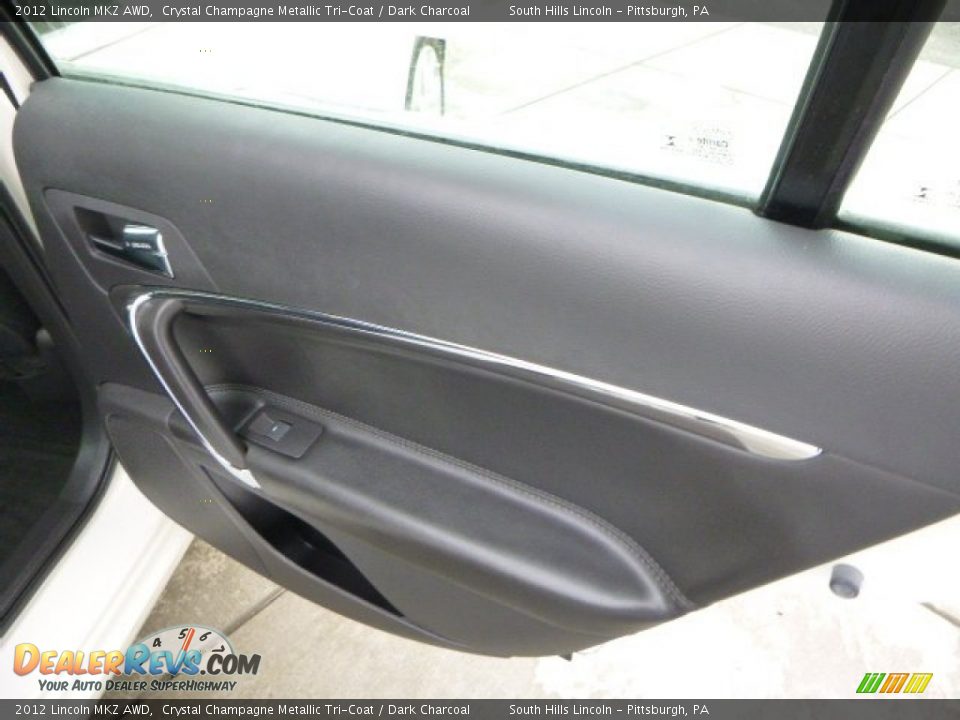 2012 Lincoln MKZ AWD Crystal Champagne Metallic Tri-Coat / Dark Charcoal Photo #15