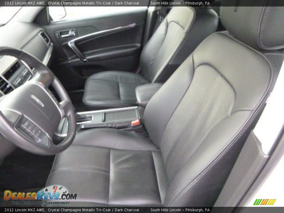 2012 Lincoln MKZ AWD Crystal Champagne Metallic Tri-Coat / Dark Charcoal Photo #16